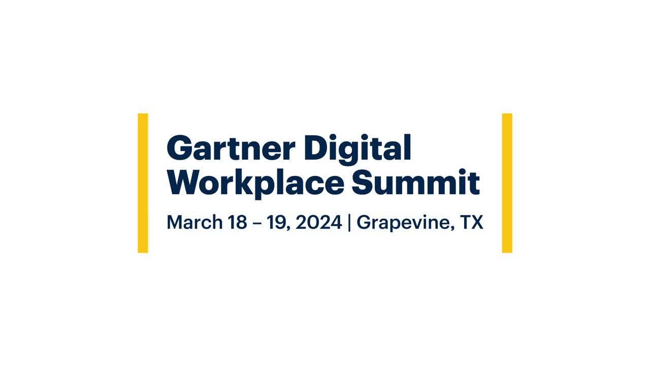 Gartner Digital Workplace Summit 2024 MangoApps